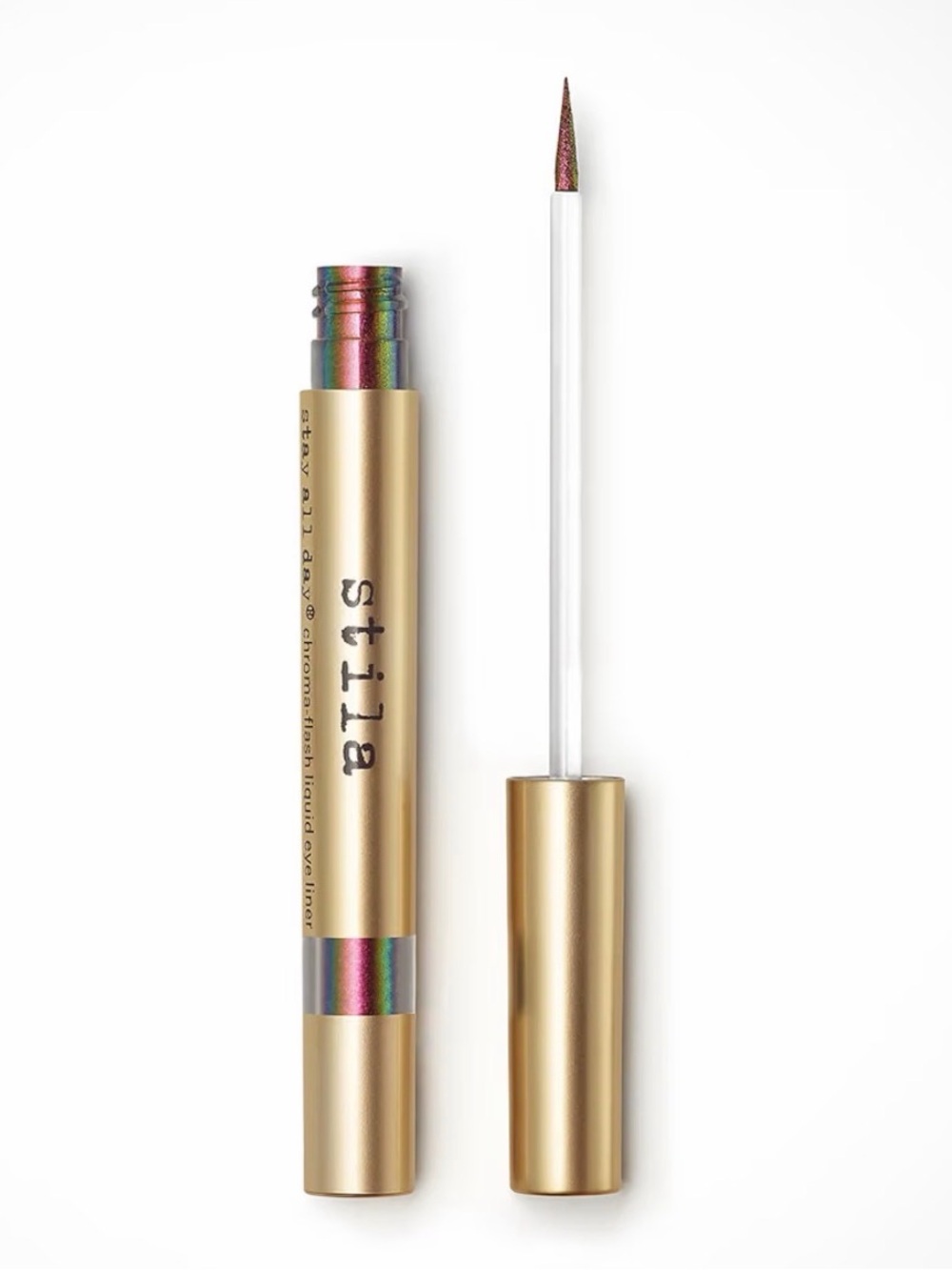 Stila Multichrome Liquid Eyeliner — Iridescent Pink-Green